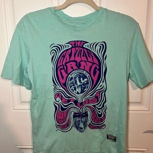 Grizzly Grip tape Mint Green Graphic Tee with Purple Design
